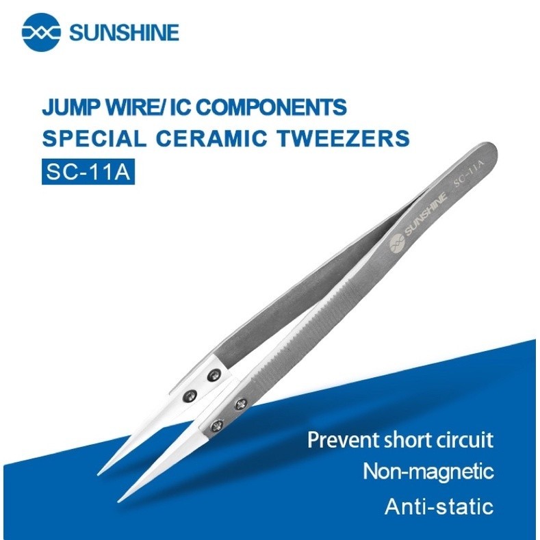 แหนบ เซรามิค ปากแหลม SUNSHINE SC-11A
