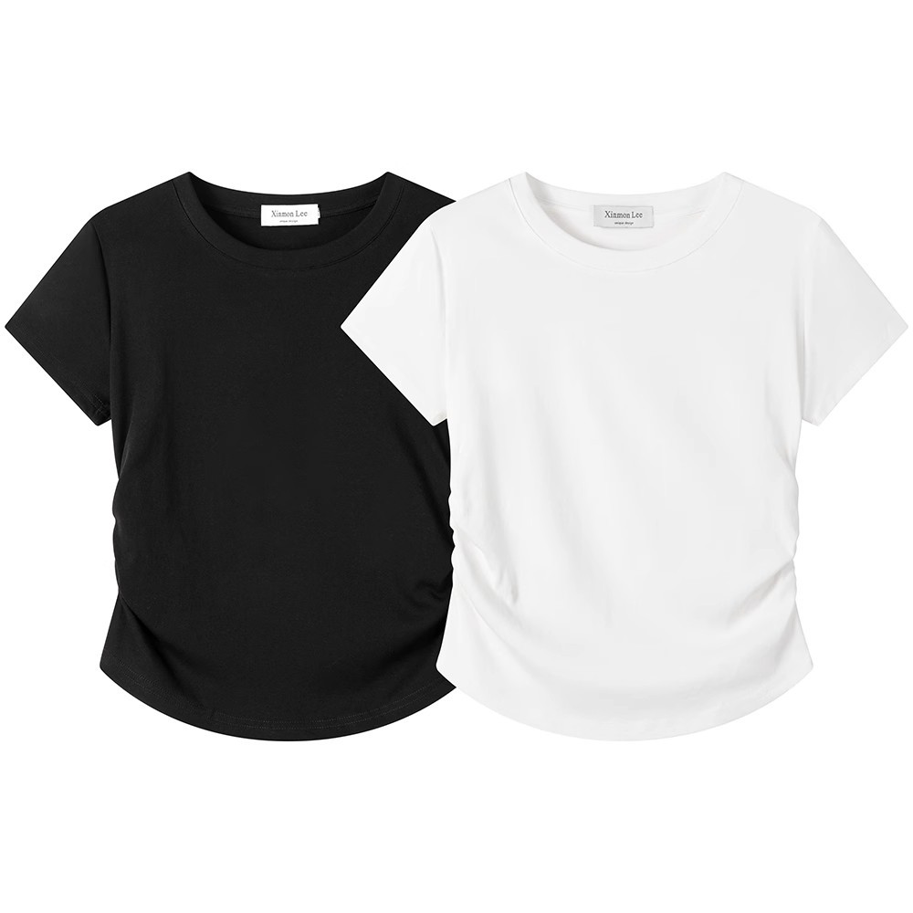 M-3XL มีหลายไซซ์ให้เลือกเสื้อยืดครอป เสื้อผ้าแฟชั่นสวยๆ เสื้อยืดสวยๆผู้หญิง เสื้อครอปเข้ารูป