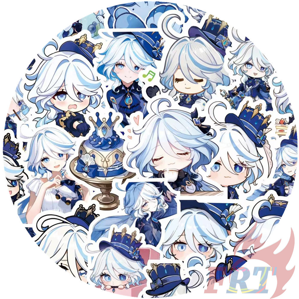 100ชิ้น/เซ็ต ❉ เก็นชิน อิมแพค . สติ๊กเกอร์ Furina ❉ สติ๊กเกอร์แฟชั่น DIY Doodle Decals