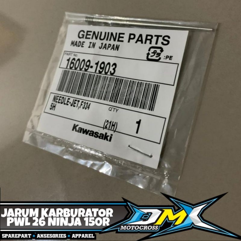 คาร์บูเรเตอร์ NEEDLE PWL 26 NINJA 150 NEEDLE JET F334 5H 16009-1903