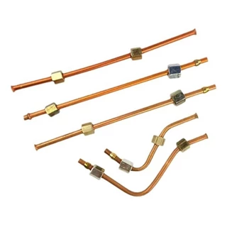 AURO 1 ชิ้น Air Compressor Exhaust Tube, Bendable 200/400/600/800 มิลลิเมตรความดันบรรเทาวาล์วหลอด,อลูมิเนียมทองแดง-plated Air Line ท่อ Air Compressor อะไหล่