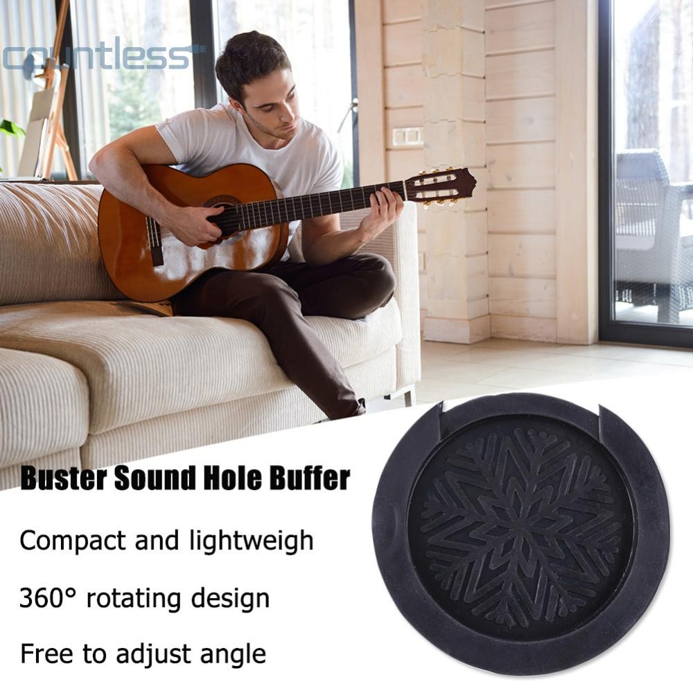 Uk Silicone Classic Guitar Sound Hole Cover Free To Adjust Angle Guitar Accessor [counterless.th]
