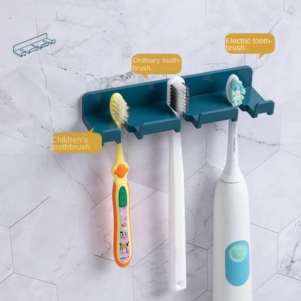 ฟองที่ยึดปลั๊กไฟ ตะขอเก็บของติดผนังกันน้ำแบบมีกาวในตัว มัลติฟังก์ชั่นสำหรับจัดเก็บ - รูปที่ 6