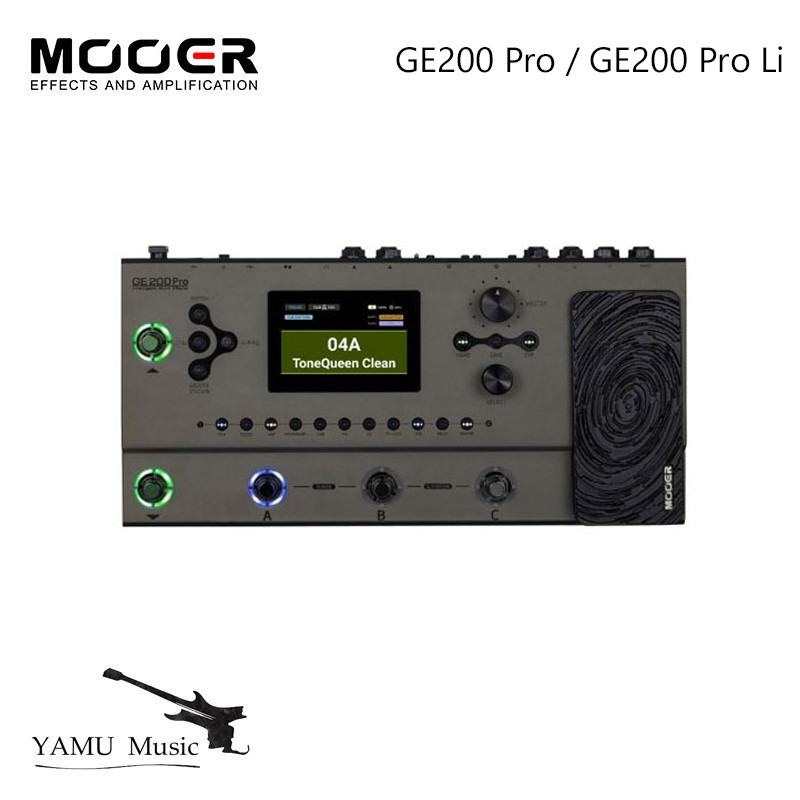 Mooer GE200 Pro/GE200 Pro Li แอมป์กีตาร์หลายเอฟเฟกต์อัจฉริยะ