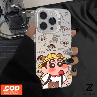 สําหรับ OPPO Reno16F 16Pro 15F 15ProMax 14F 14Pro 13F 13Pro 12F 12Pro 11F 11Pro 10Pro 8T 8Z 7Z 6Z การ์ตูน Shin-chan กันกระแทก TPU โทรศัพท์มือถือ pho