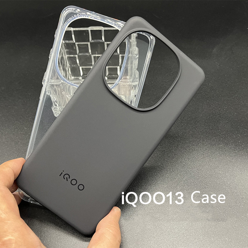 สําหรับ iQOO 13 /Z10 Turbo Pro Original เคสโทรศัพท์ Ultra Slim นุ่มกลับกรณีกันกระแทก Matte หรูหรายางผิวฝาครอบ Anti-Fingerprint