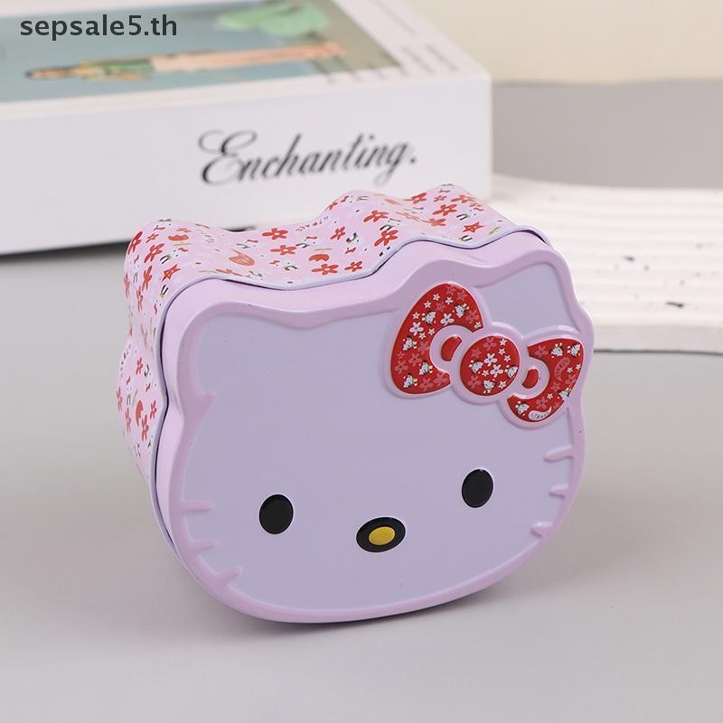 [บ้าน] การ์ตูนจานดีบุกคุกกี้กล่องน่ารักอะนิเมะลูกอมบ้านขนมขบเคี้ยวคุกกี้สามารถจัดเก็บกล่องเหล็กบรรจุภัณฑ์กล่องของขวัญน่ารักสาวของขวัญของเล่น {ไทย}