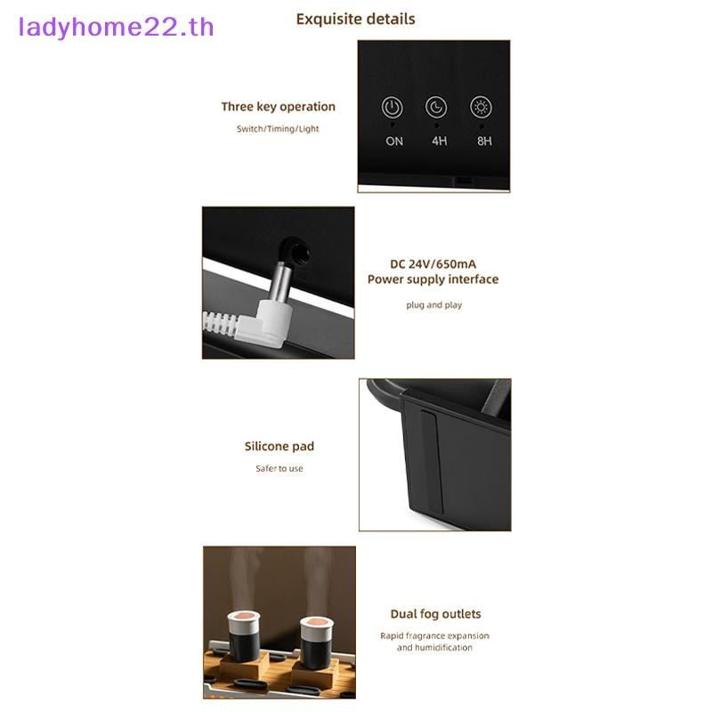 Doulady แมงกะพรุนเครื่องขนาดเล็ก Retro เรือ Humidifier เดสก์ท็อปใช้ในบ้านไฟสีสันสดใสเครื่อง TH