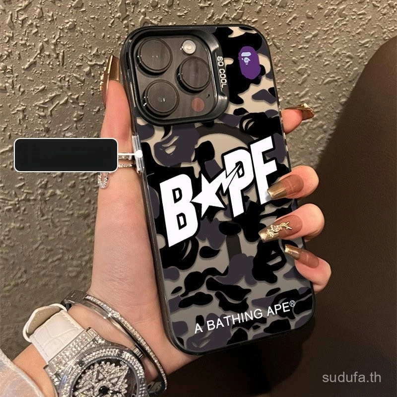 เคสโทรศัพท์มือถือลายพรางยอดนิยมป้ายภาษาอังกฤษเคสกันกระแทกสำหรับ iPhone 13PROMAX 14PROMAX 15PROMAX 13 14 15 15 16 PRO MAX XR x XS 11 PROMAX 14PLUS