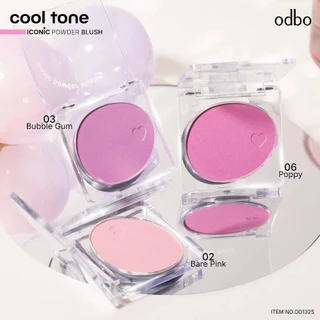 Odbo Iconic Powder Blush #OD1325 โอดีบีโอ ไอโคนิค พาวเดอร์ บลัช x 1 ชิ้น svl