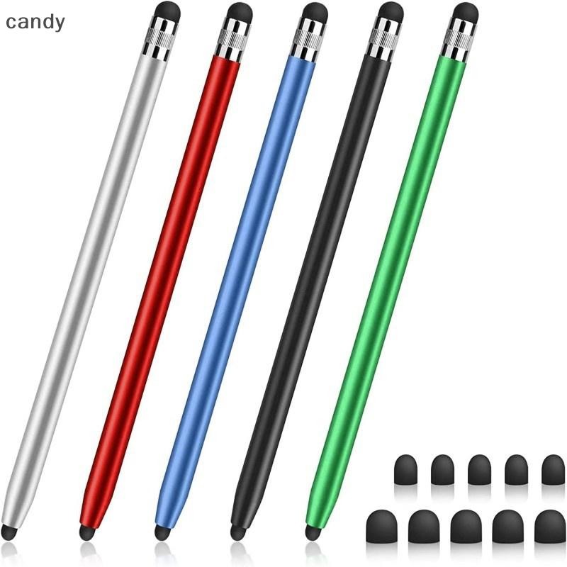 NDY คุณภาพสูง Universal ดินสอ Double Silicon Touch Capacitive หน้าจอ Stylus Caneta Capacitive ปากกาสําหรับแท็บเล็ตสมาร์ทโฟน N