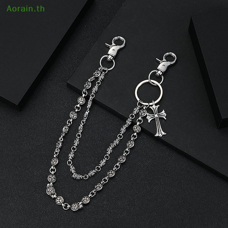 # แล้ว แฟชั่น # บุคลิกภาพกระเป๋าสตางค์โซ่พังก์ฮิปฮอปร็อคกางเกงโซ่โลหะข้ามผู้ชายผู้หญิงกระเป๋า ทริงเก็ต จี้ . - รูปที่ 3