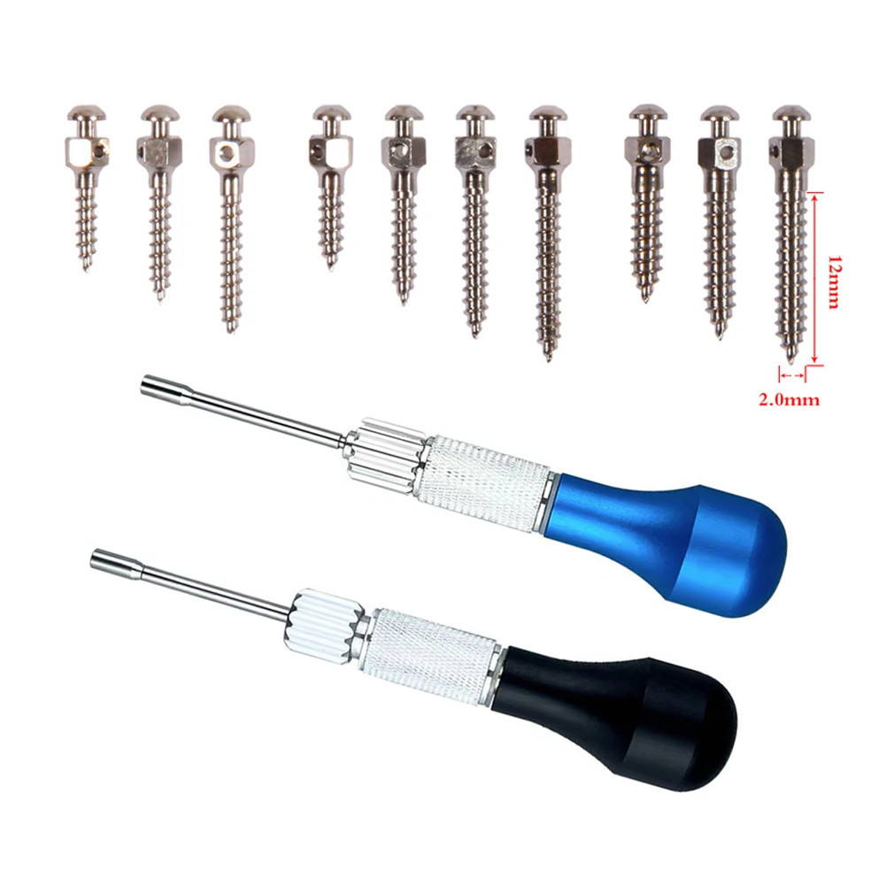1pcs ทันตกรรม Mini สกรู Implants Micro สกรูไทเทเนียมเครื่องมือเจาะตัวเอง