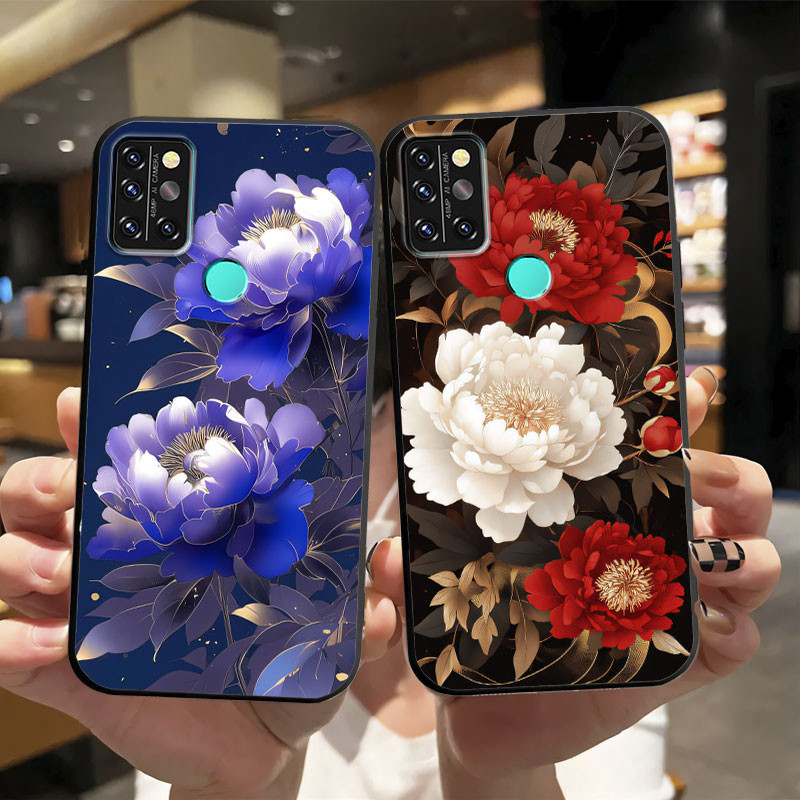 ดอกไม้แมวปลอกสําหรับumidigi A9 Pro / A9 2021/ A9 Pro 2021 กรณีซิลิโคนอ่อนนุ่มกันกระแทกสําหรับUmidigi