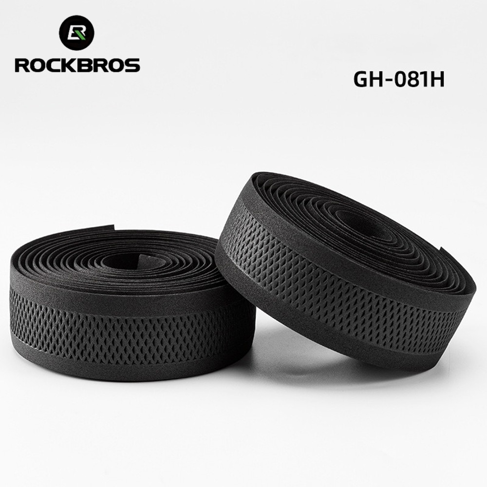 Rockbros จักรยาน Breathable เทปแฮนด์จักรยานบาร์เทปกันลื่น EVA Anti-Vibration Wrap เทปขี่จักรยาน Handlebar อุปกรณ์เสริม