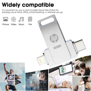 แฟลชไดรฟ์ ความเร็วสูง H-P Type-C แฟลชไดร์ฟ 1TB TypeC Flash Drive 2TB แฟลชไดร์ฟไอโฟน