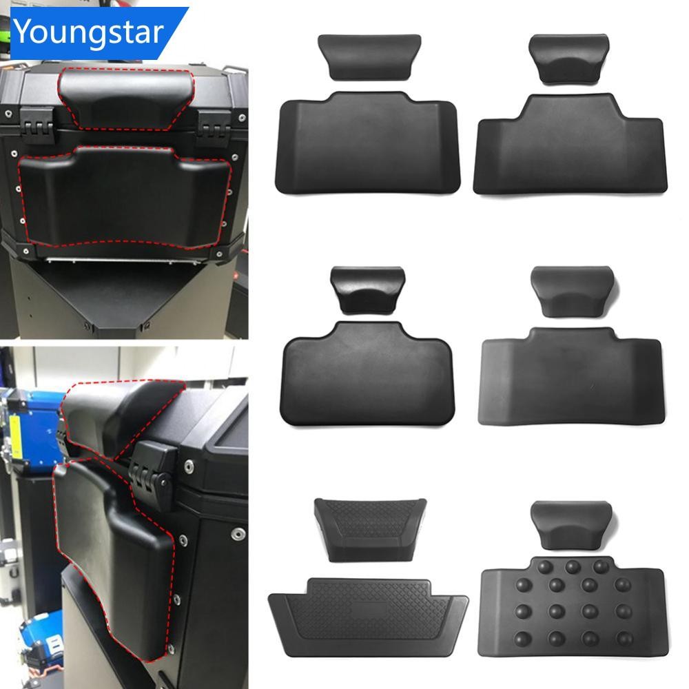 FYG Universal Self-กาวรถจักรยานยนต์ผู้โดยสารพนักพิงBack PadกันกระแทกMotoด้านหลังTop Caseกล่องกระเป๋าเดินทางเบาะ