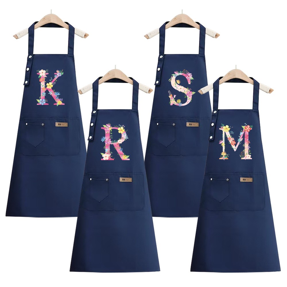 Kitchen Apron Chef's Gardening Apron Standard Style Work Apron pink Design