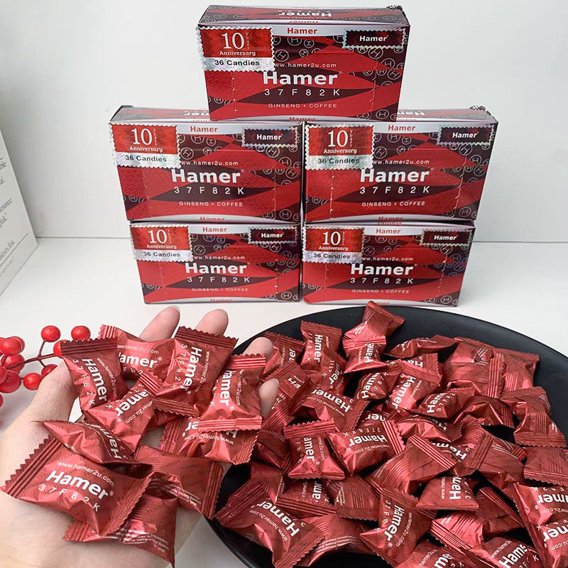 Malaysia Energy Candy Ginseng Original Energy Coffee นําเข้า Hamer Hard Candy Men ลูกอมสีน้ําตาลแท้พ