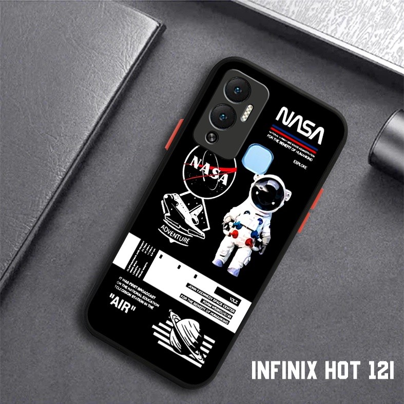 Permatataacc กรณี NASA ASTRO INFINIX ร้อน 12i 12 12 เล่น 11s NFC สมาร์ท 6 ร้อน 10 11 เล่นสมาร์ท 4 ร้