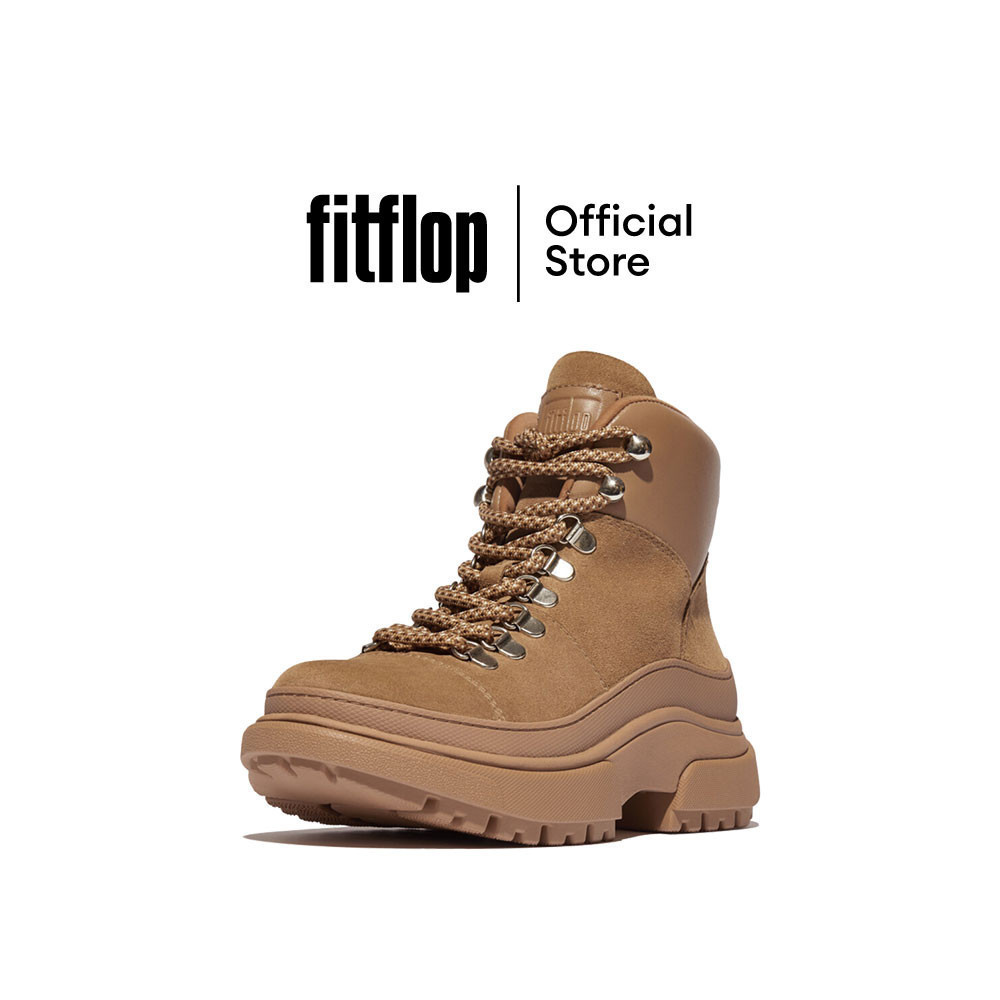 FITFLOP WYLDER SUEDE HIKER-LACE BOOTS รองเท้าบูทผู้หญิง รุ่น II9-B87 สี CLASSIC TAN