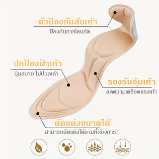 Crystal พื้นรองเท้ารองเท้าส้นสูงแบบ 2-in-1 พื้นรองเท้าสำหรับผู้หญิง ยืดหยุ่นและระบายอากาศได้ ปกป้องส้นเท้า