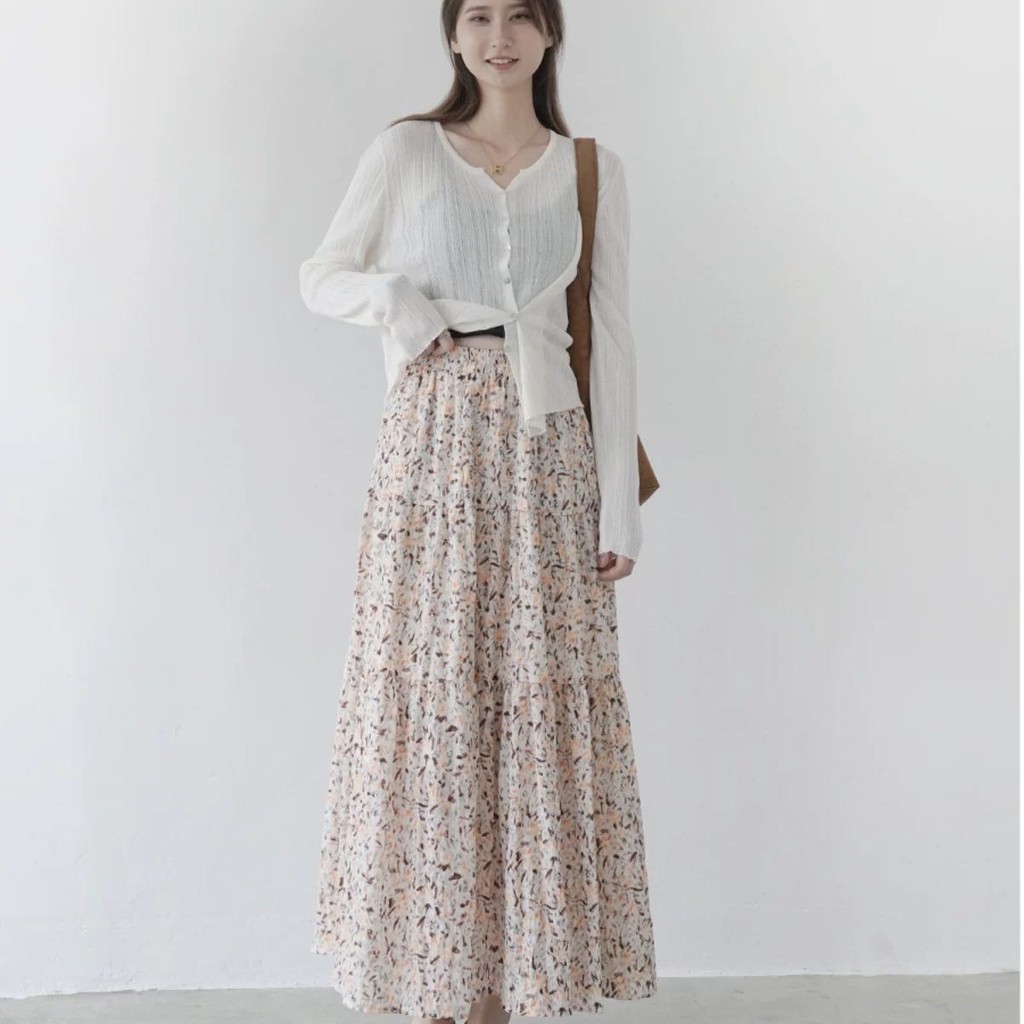 YAN@YAN MUSLIMAH WOMEN FLOWER SKIRT-01