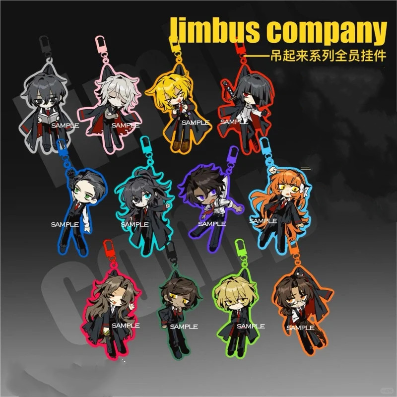 Limbus บริษัทอะนิเมะพวงกุญแจผู้หญิง Gregor พวงกุญแจอะคริลิค man MeurSault พวงกุญแจจี้อุปกรณ์เสริมของขวัญเพื่อน Faust
