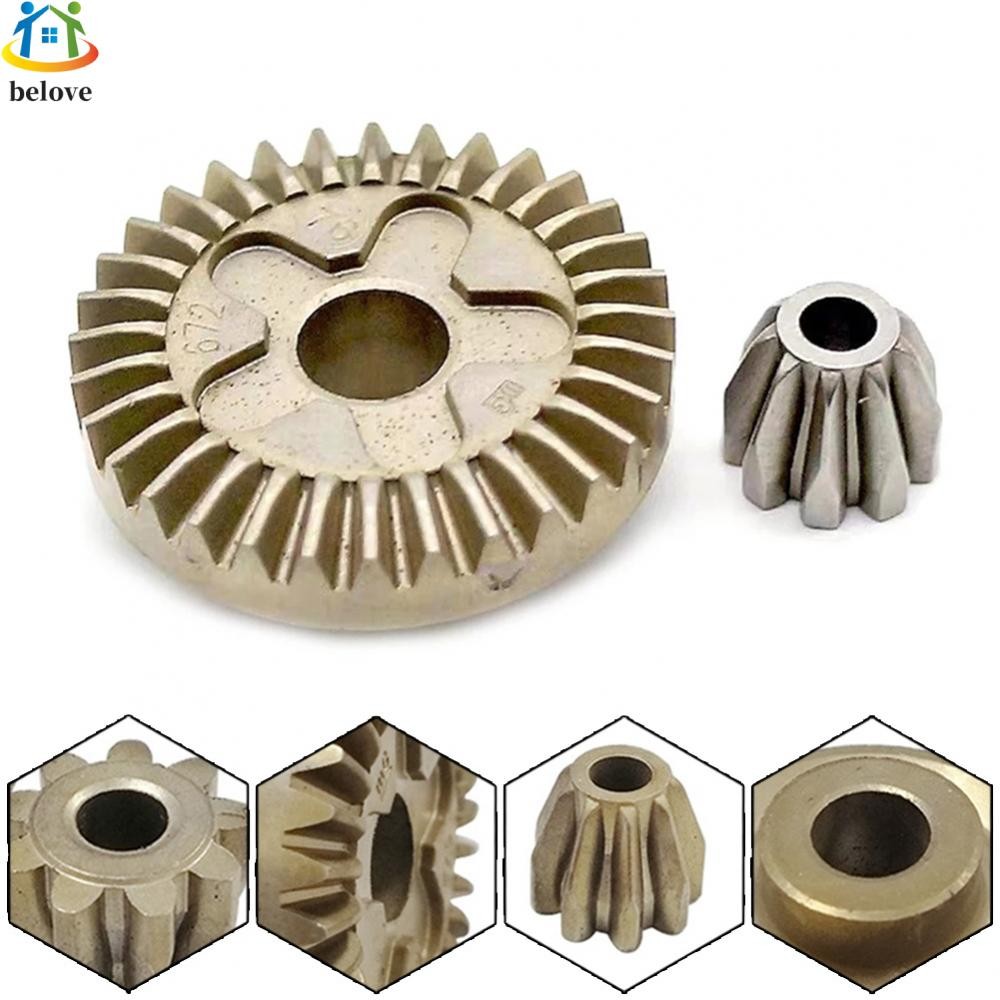 [BLOD]Angle Grinder Gear 2Pcs Set 45.7mm Straight Teeth For GWS6-100 Spiral Bevel Gear