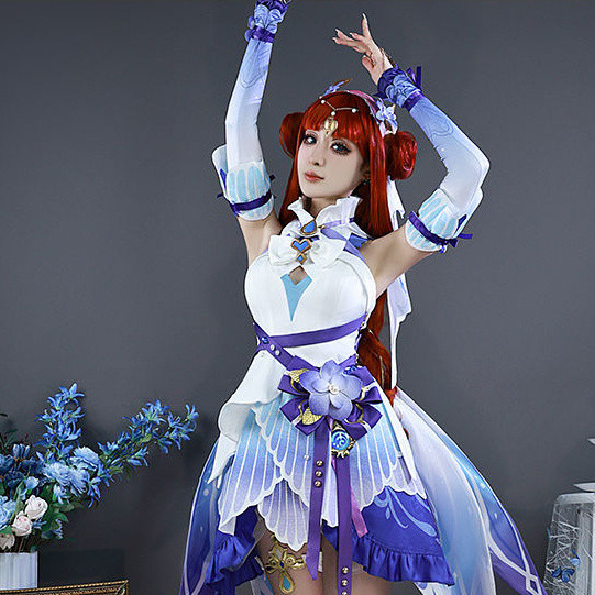 ราคาต่ำสุด 🍀Genshin Impact Nilou Cosplay games anime costumes