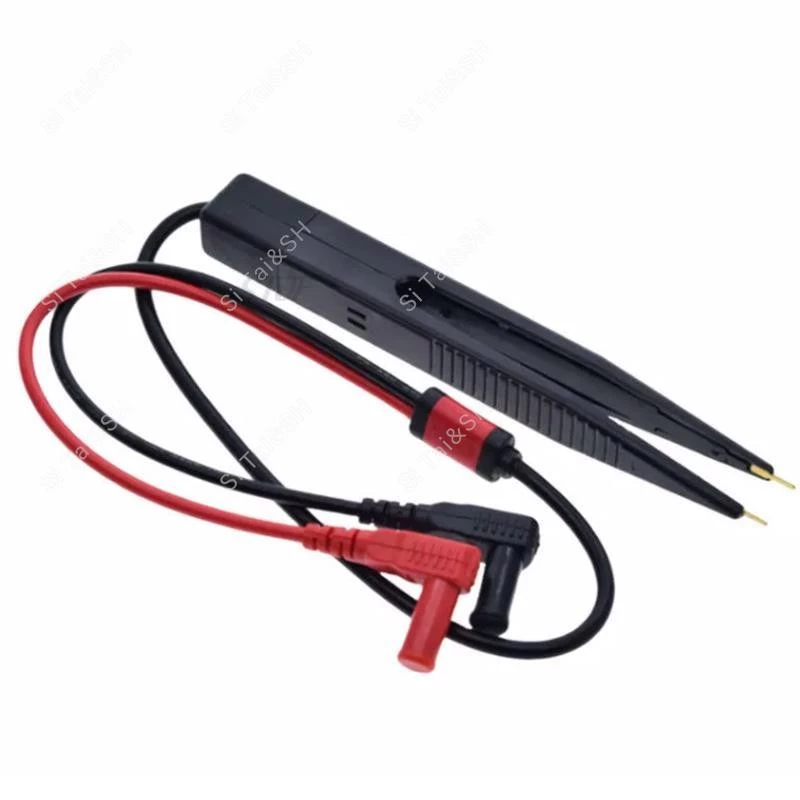 ใหม่ SMD SMT ชิปทดสอบคลิปเมตรตะกั่ว Probe มัลติมิเตอร์ Tweezer ความต้านทาน VEJ30 P18 0.47
