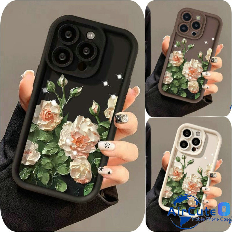 เคส Samsung A16 A06 A15 A14 A13 A12 M12 A11 M11 A05 A05S A04 A04S A03 A03S A02 A02S A73 A71 A55 A54 A53 A52 A52S A51 A50 A50S A35 A34 A32 A31 A30 A30S A25 A24 A23 A22 A20 A21S A10S 4G 5G Protect Camera Camellia Flowers Stair Soft Case