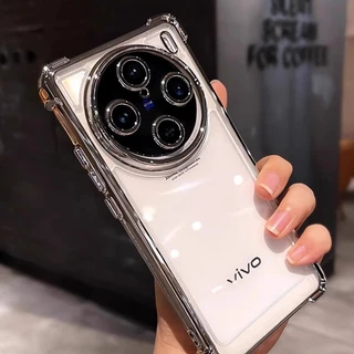 ปลอกสําหรับ Vivo X300 X200 X100 Pro X200Pro X300Pro X300FE X300S 5GชุบซิลิโคนTPUนุ่มกันกระแทกใสนุ่มเคสโทรศัพท์ป้องกันการตกเต็มปกหลัง