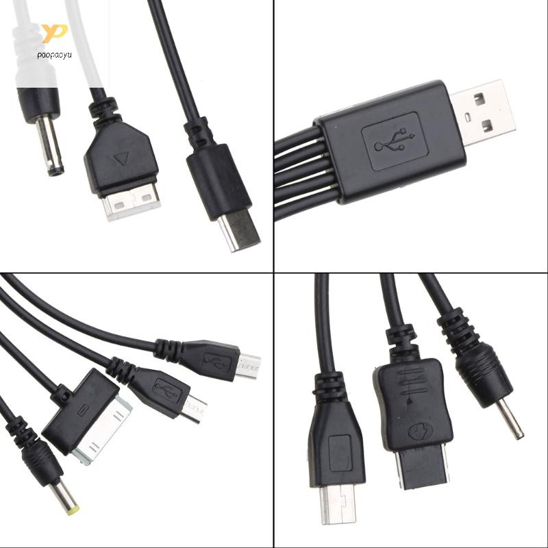Universal USB To Multi Plug Cellpahone Charger Cable 10 in 1 USB Cable 20CM
