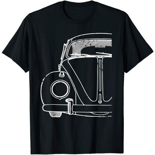 เสื้อยืดผ้าฝ้ายผู้ชาย Retro Vintage Car Buggy Bug Auto California Love เสื้อยืด M-3XL