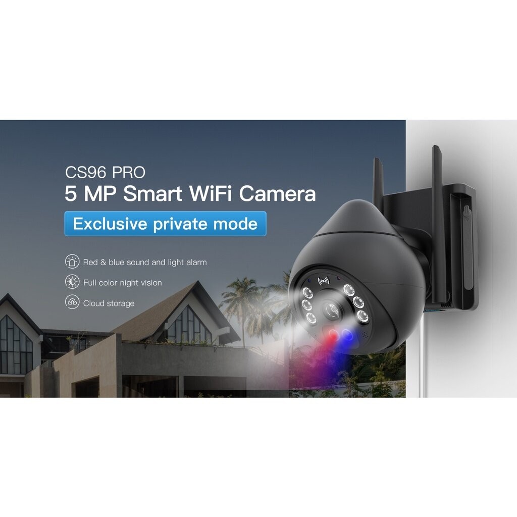 แนะนำ 💥 Vstarcam CS96PRO WIFI 5.8G 5.0MP Ai กล้องวงจรปิด กล้องวงจรไร้สายภายนอก outdoor ภาพสี