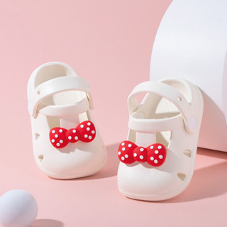 Ayuer ฤดูร้อนเด็กการ์ตูนน่ารักโบว์รองเท้าแตะระบายอากาศ