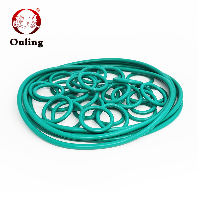 Ouling CS3mm O-Ring ID4-224 OD10-230mm สีเขียว FKM FPM Fluororubber Fluorine ยางแหวนปิดผนึกการกัดกร่อนความดันสวมใส่น้ํามันความต้านทาน