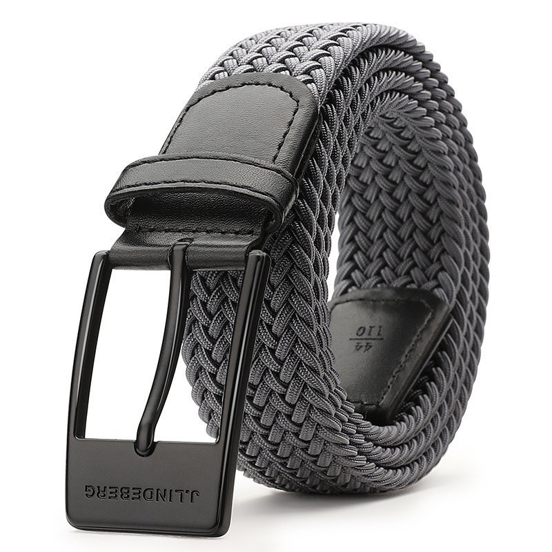 [J.LINDEBERG] Kinlindberg ผู้ชายผู้หญิงกอล์ฟกีฬาทอเข็มขัด JL Casual All-Match เข็มขัด#9025#