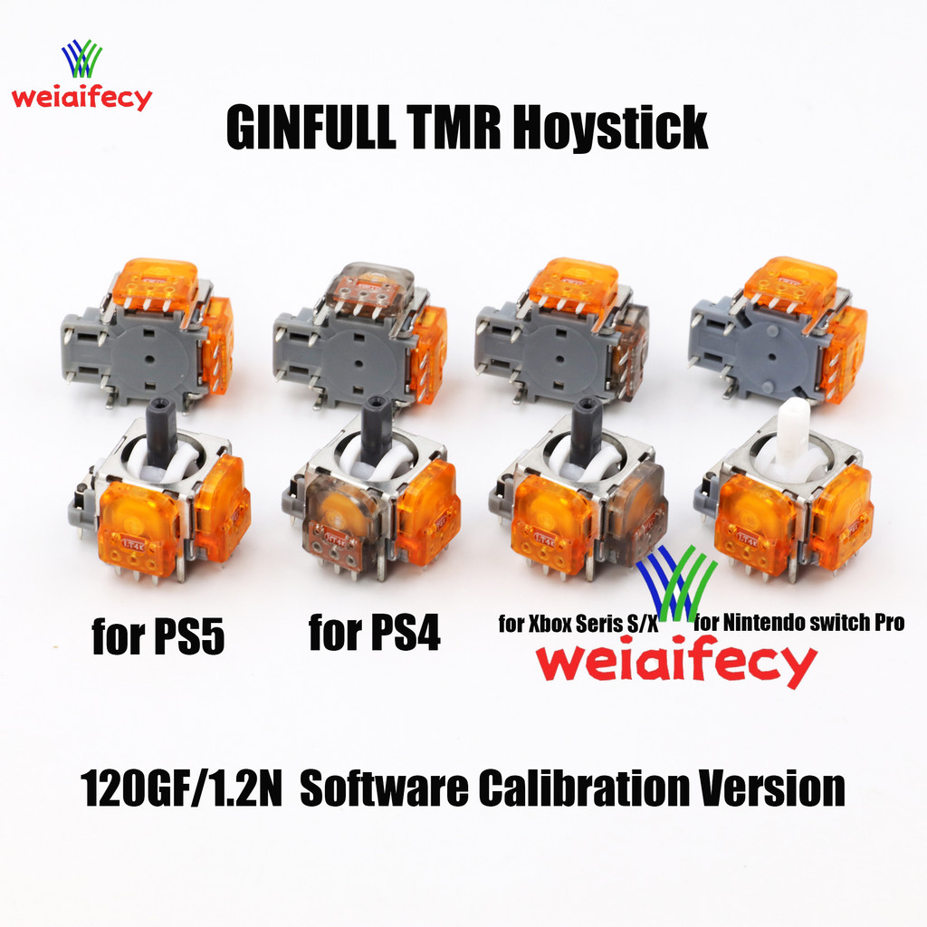Weiaifeecy TMR Effect จอยสติ๊กสําหรับ PS4 PS5 Xbox Series SX Switch Pro Controller 3D Analog Stick จ