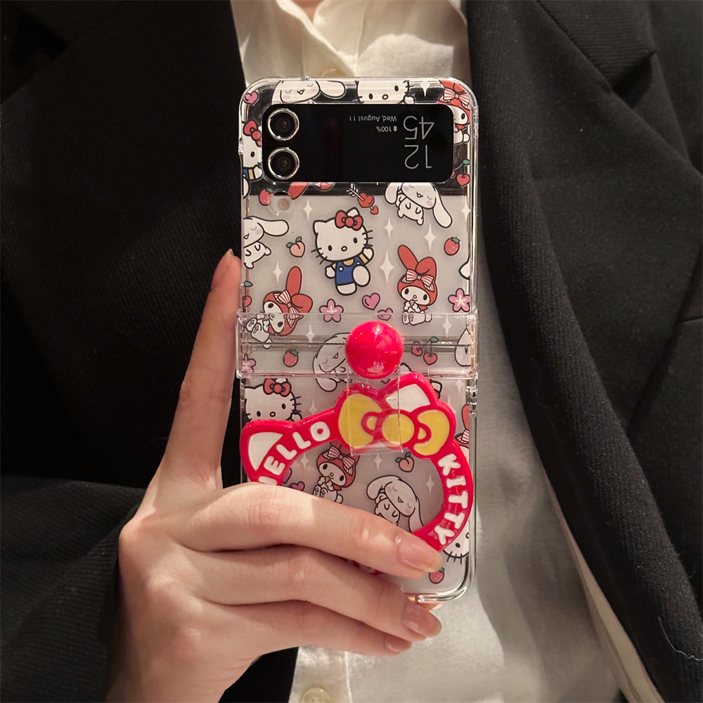 เต็มหน้าจอ Naughty Elf รวมทุกอย่างสําหรับ Samsung Galaxy Z Flip7 FE 6 5 4 3 ป้องกันความคิดสร้างสรรค์จี้สําหรับ Samsung Anti-collision ปลอก - รูปที่ 3