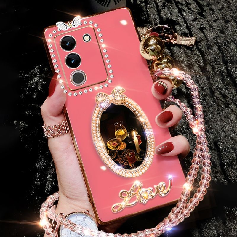 VivoS17 เคสโทรศัพท์ s17pro สินค้าใหม่ V2283A หน้าจอโค้ง 284 ผู้หญิง 5g เลนส์รวมทุกอย่าง pp0 หรูหรา 1