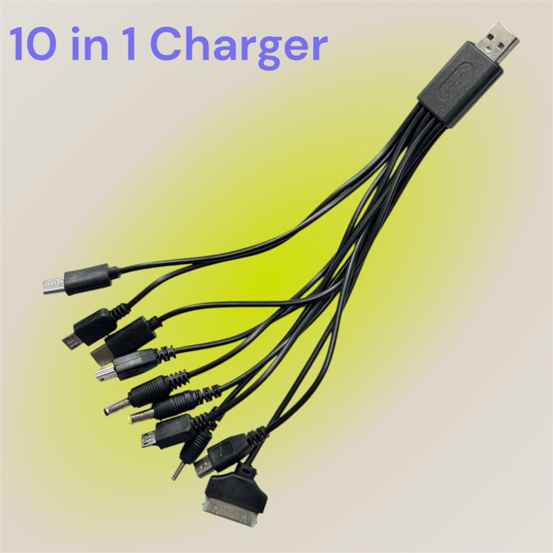 ส่งไว ประกัน1ปีเต็ม! 1pcs 10 in 1 USB Micro USB Charger สาย USB สำหรับโทรศัพท์ LG KG90 SAMSUNG SONY