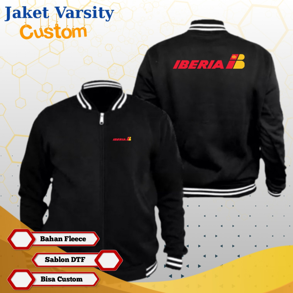 Iberia Jacket Merchandise Airapai MS14 Jacket Custom Varsity Jacket