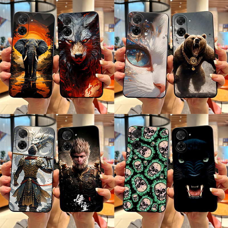 สําหรับ Xiaomi Poco C71 / Redmi A5 4G ปลอก Cool Black Myth Wukong ทาสีซิลิโคนอ่อนนุ่มเคสโทรศัพท์สําหรับ PocoC71 RedmiA5 2025 ฝาหลัง