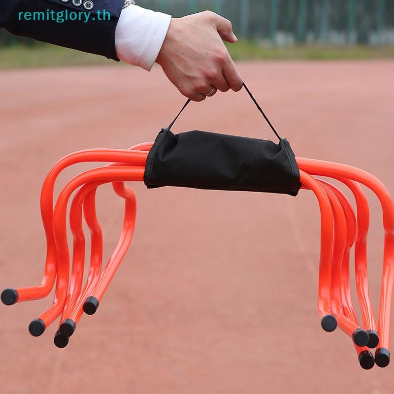 Remitglory อุปกรณ์ฝึกซ้อม Carrier อุปกรณ์เสริม Hordles Storage Hurdle พกพาฟุตบอล Agility ชุดผ้าคอนเทนเนอร์ Wrapper TH