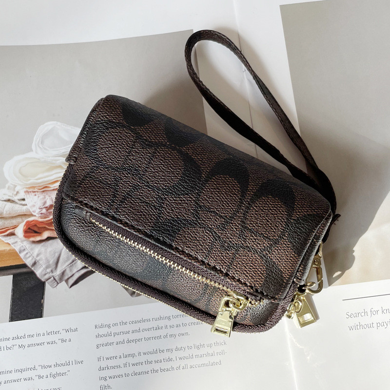 กระเป๋าคลัทช์มัลติฟังก์ชัน พร้อมซิปและช่องใส่เหรียญ - รูปที่ 5