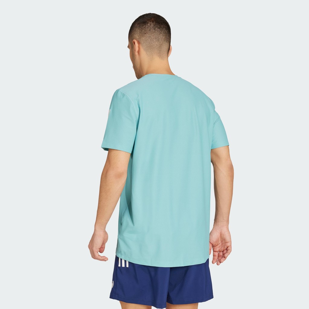 adidas تيشيرت جري رجالي Own the Run — فيروزي