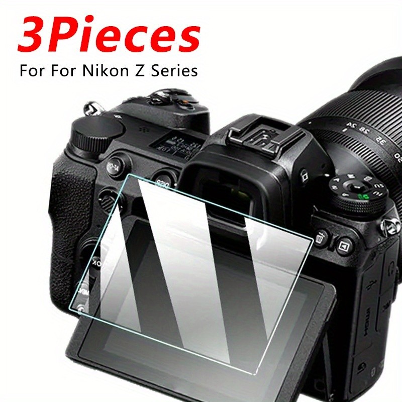 3 ชิ้นกระจกนิรภัยป้องกันหน้าจอสําหรับ Nikon Z9 Z9II Z8 Z7 Z7II Z6 Z6II Z5 Z50 Z30 Z70 Z72 Z62 Z FC
