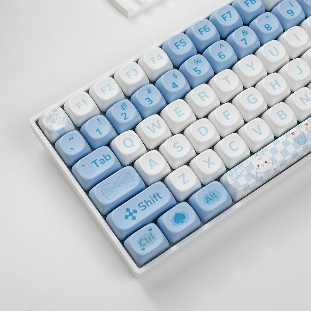 Alice Rabbit Theme MOA Profile Dye-Sub PBT Keycap Set 135-Key